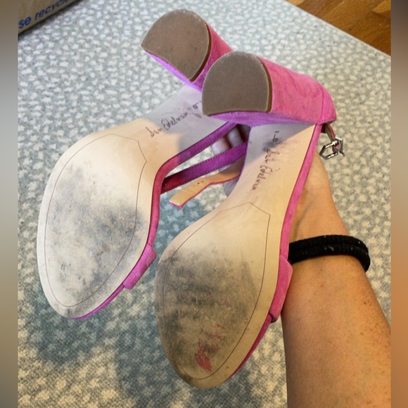 Pink Suede Heels - Picture 3 of 3